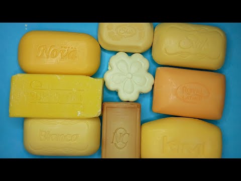 Видео: ASMR cutting dry yellow soap💛💛💛 carving soap 💛💛💛асмр резка сухого жёлтого мыла 💛💛💛