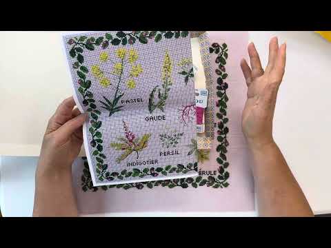 Видео: Вышила набор Sajou.