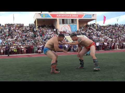 Видео: Алтаргана-2020. Абсолютное первенство. 1/2. Цырен Сультимов(Будалан) - Алдар Дондоков(Угдан)