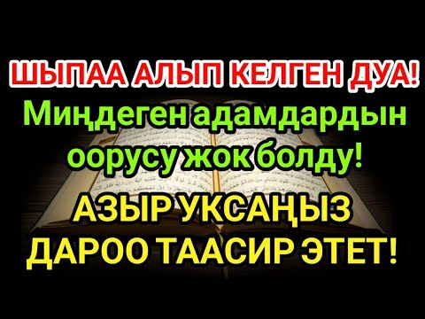 Видео: Керемет дуба менен айыккандар көбөйүүдө! 3 мүнөттө оору жоголот! 🤲