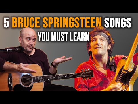 Видео: 5 песен Брюса Спрингстина, которые должен знать каждый исполнитель, играющий на акустической гитаре