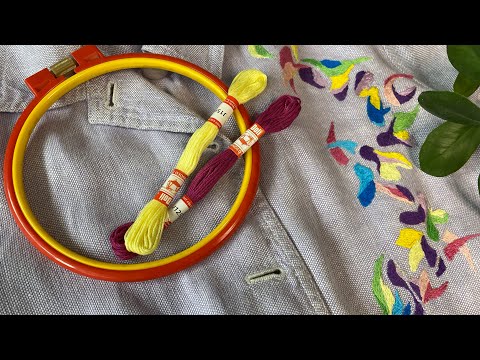 Видео: Как ширпотреб превратить в эксклюзив #from_an_ordinary_thing_to_a_designer_one #вишивка_на_жакете