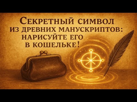 Видео: Рисунок, который притягивает деньги. Попробуйте и убедитесь сами!