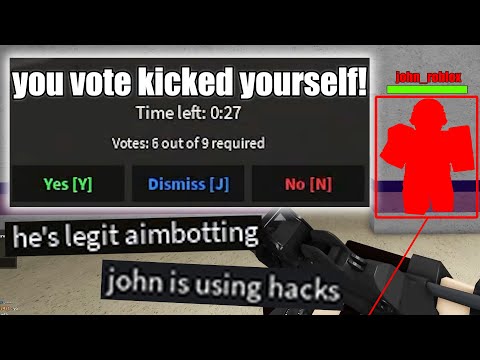 Видео: Я заставил игроков банить себя в Phantom Forces.. | ROBLOX