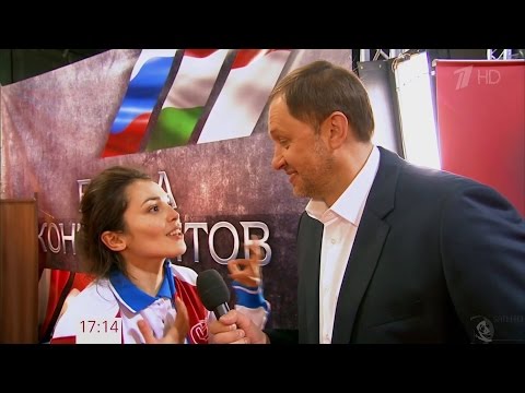 Видео: Сати Казанова принимает участие в Большие гонки на первом HD