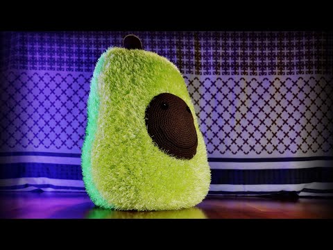 Видео: Подушка АВОКАДО крючком ( Травка )