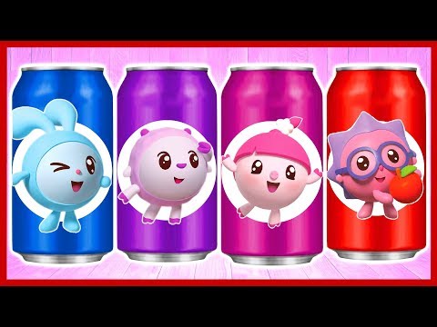 Видео: Мультик. Учим цвета. Малышарики. Learn Colors. Ам Ням. Fanta. Фанта.
