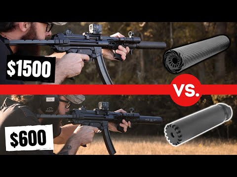 Видео: Дешевый VS. Дорогой глушитель калибра 9 мм