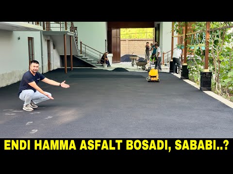 Видео: АСФАЛТ БОСИШ ХИЗМАТИ ВОДИЙ БЎЙИЧА БЕПУЛ!