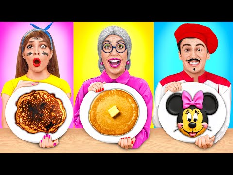 Видео: Кулинарный Челлендж: Я против Бабушки | Смешные Челленджи от Jelly DO Challenge