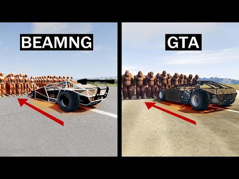 Видео: БАГГИ С РАМПОЙ В ГТА 5 vs BEAMNG DRIVE - ГДЕ ЛУЧШЕ ФИЗИКА?