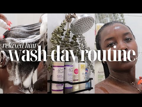 Видео: Расслабляющая процедура мытья волос | Шампунь + Кондиционер глубокого действия + Укладка феном |