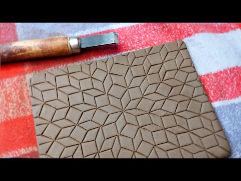 Видео: Стварэнне арнаменту "Зорка" на гліне Creation of the "Star" ornament on clay