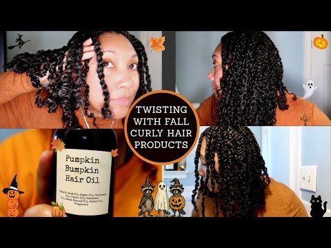 Видео: ОСЕНЬ И ХЭЛЛОУИН СРЕДСТВА ДЛЯ КУДРЯВЫХ ВОЛОС 👻🎃🍁🧙🏽