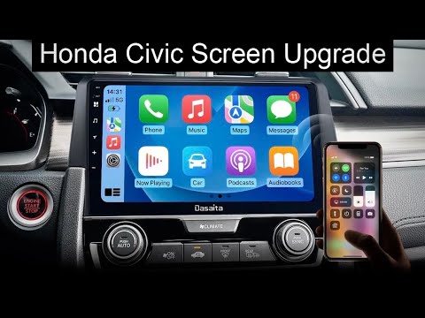 Видео: Установка и обзор головного устройства Dasaita для Civic 10-го поколения с экраном Android ULTIMA...