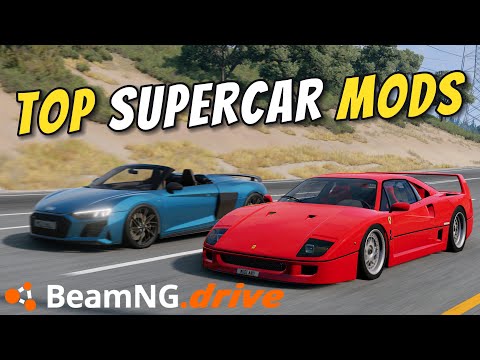 Видео: Лучшие модификации суперкаров для BeamNG Drive
