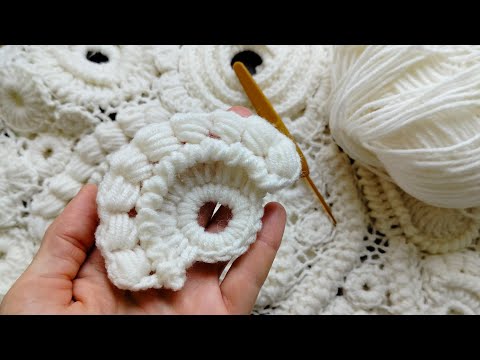 Видео: МК вязаного элемента ирландское кружево," веерок"  #crochet  #handmade