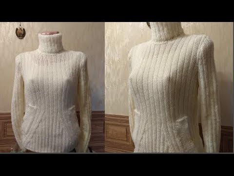 Видео: Свитер спицами Часть 2