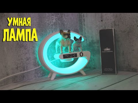 Видео: Умная bluetooth лампа G63 с подсветкой | Smart led lamp