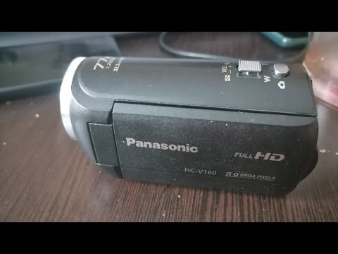 Видео: видеокамера FULL HD Panasonic hc-v 160 Актуальность 2024 году
