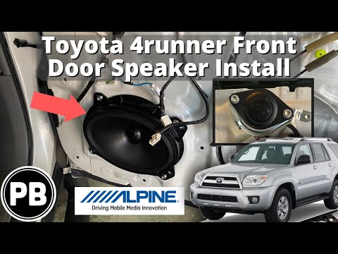 Видео: Установка динамика в переднюю дверь Toyota 4Runner 2003–2009 гг.