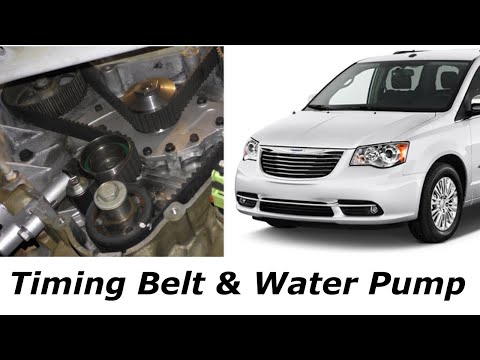 Видео: Замена ремня ГРМ и водяного насоса Town & Country