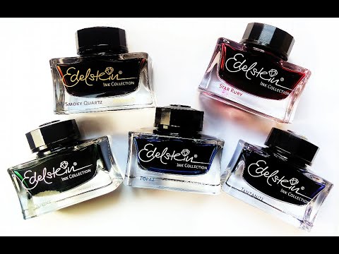 Видео: Мой взгляд на чернила Pelikan Edelstein