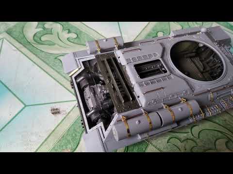 Видео: т-34-85 с интерьером. закончена до покрасочная сборка.