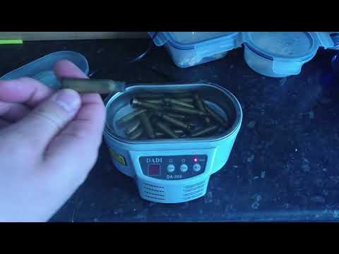 Видео: Грязные гильзы, что делать? Моем гильзы в ультразвуковой мойке.