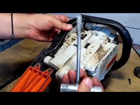 Видео: Как снять масляный насос на бензопиле Stihl без полной разборки #Stihl