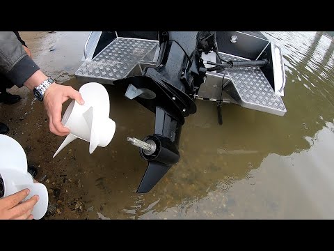 Видео: Тест скорости мотора HIDEA 60 efi на разных винтах. Тест на воде.