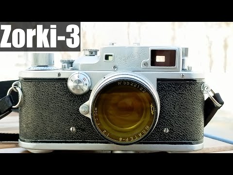 Видео: Советская дальномерка Зоркий-3 (1955) // #Kodak400TX || Обзор