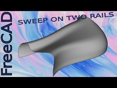 Видео: FreeCAD Surfacing - Как выполнить развертку по 2 рельсам |JOKO ENGINEERING|