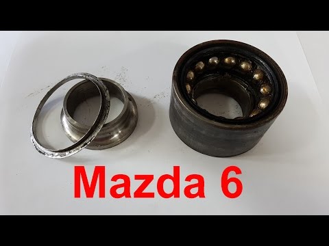 Видео: Замена переднего подшипника Mazda 6 2009-2013