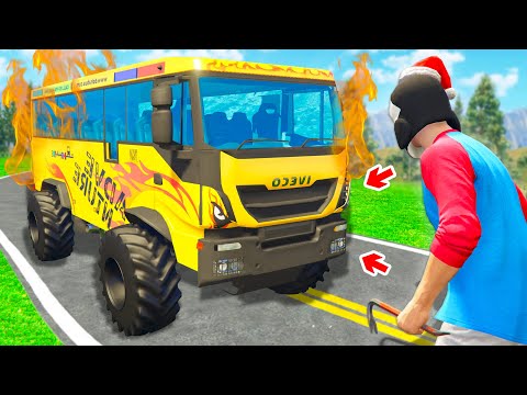 Видео: УГНАЛ СТРАШНЫЙ АВТОБУС В ГТА 5 ОНЛАЙН ! - БИТВА ВОРОВ В GTA 5 ONLINE