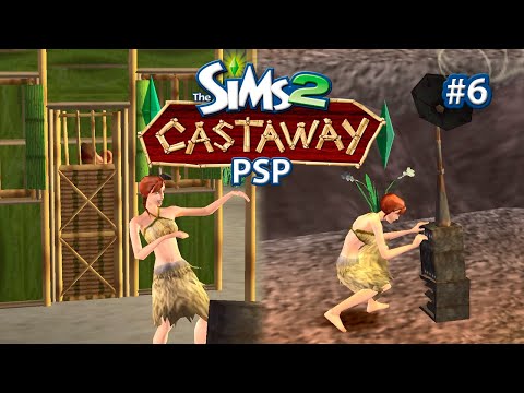 Видео: Sims castaway PSP | Дача у моря | Прохождение №6