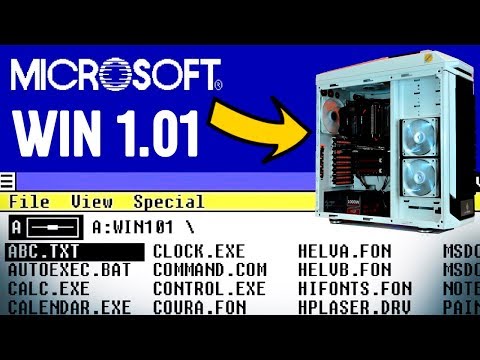 Видео: Установка WINDOWS 1.01 на современный компьютер