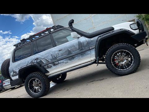 Видео: Как и чем делать Аэрографию на «Раптор» на примере Toyota Landcruiser