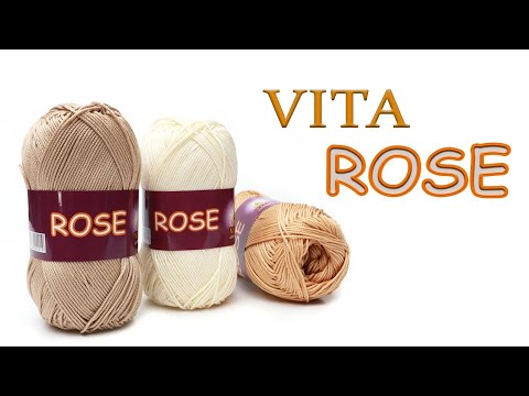 Видео: Rose Vita - пряжа прямиком из Индии, которая отлично будет держать форму несмотря ни на что