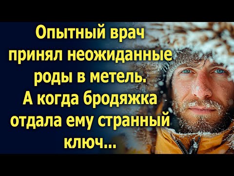 Видео: Врач принял неожиданные роды в метель. А когда бродяжка отдала ему ключ...