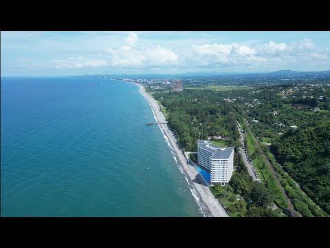 Видео: Пляж в Кобулети #море#кобулети#пляж#грузия#drone#4k 