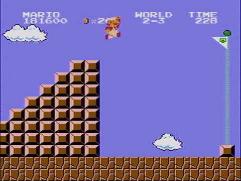 Видео: небольшие рекорды: пытаемся набрать 1 000 000 очков в Super Mario Bros (1985) (nes) (прохождение)