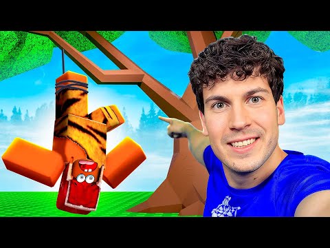 Видео: МОЙ ДРУГ СТАЛ АБОРИГЕНОМ И ПОПАЛСЯ В ЛОВУШКУ В РОБЛОКС!🤣