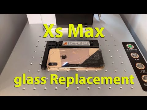 Видео: XS Max замена заднего стекла - Back Glass replacement