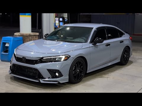 Видео: Установка комплекта верхней/нижней решетки радиатора Honda Civic Type R 11-го поколения
