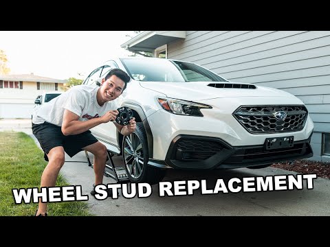 Видео: Замена шпилек колеса WRX 2022+ + проставки для колес