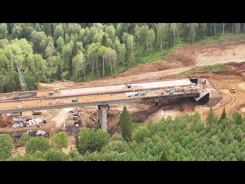 Видео: М12 "Восток". Строительство участка Дюртюли - Ачит. Этап 3. Часть 3