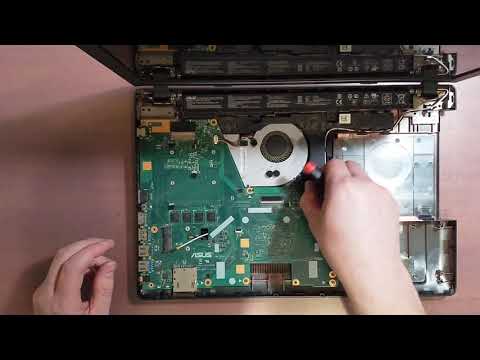 Видео: Как разобрать Ноутбук Asus X551C ( Asus X551C disassembly. How to replace HDD, RAM)