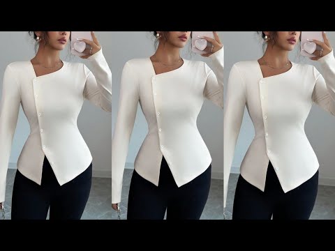 Видео: КАК СКРОЙТЕ ПРОСТУЮ СТИЛЬНУЮ БЛУЗКУ С НАКЛАДНЫМ КРОЕМ (ДЛЯ НАЧИНАЮЩИХ)