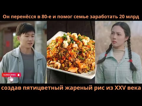 Видео: Он перенёсся в 80-е и помог семье заработать 20 млрд, создав пятицветный жареный рис из XXV века